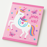 Magical Unicorn Birthday Invitation Cards